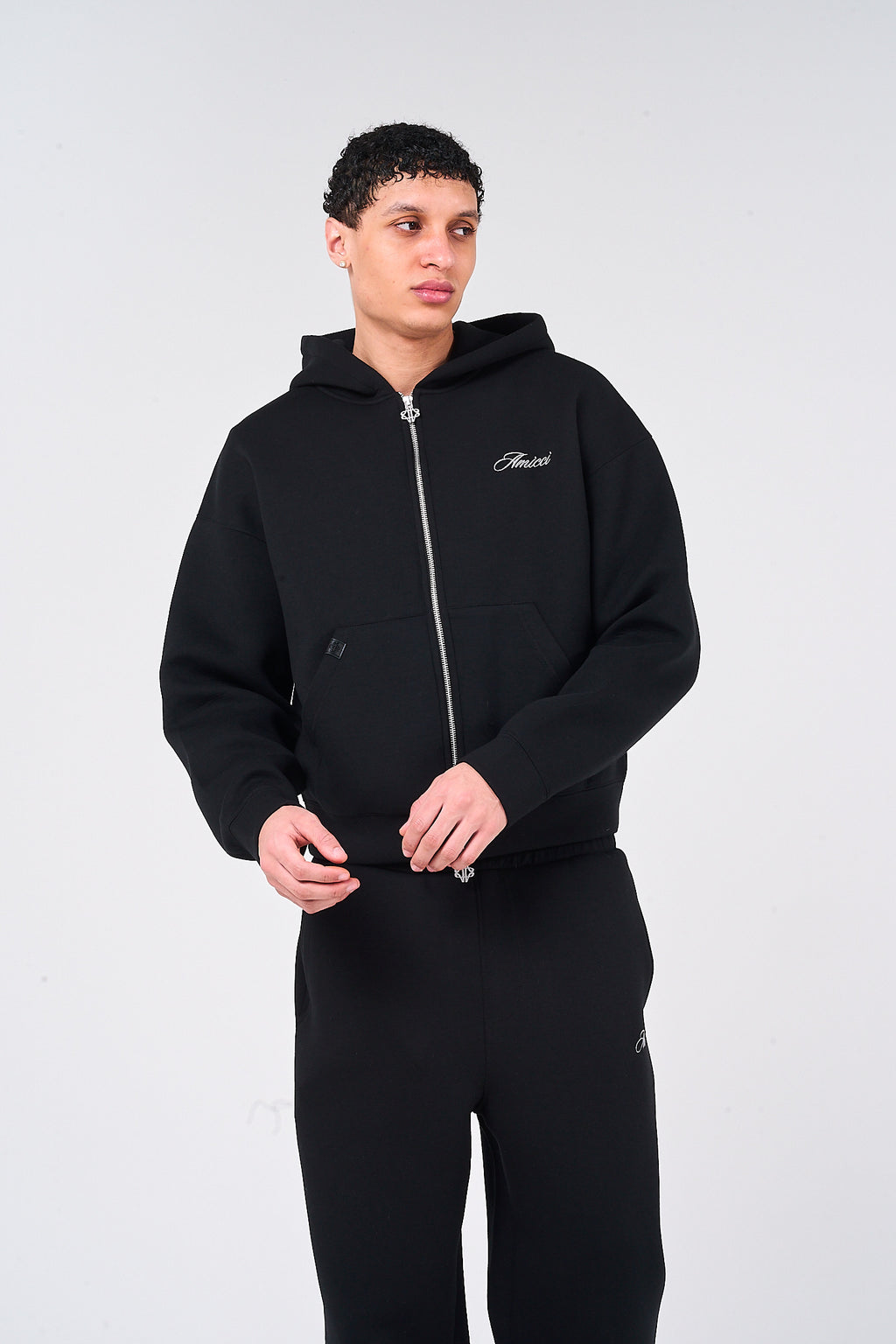 Atelier Black Scuba Hoodie