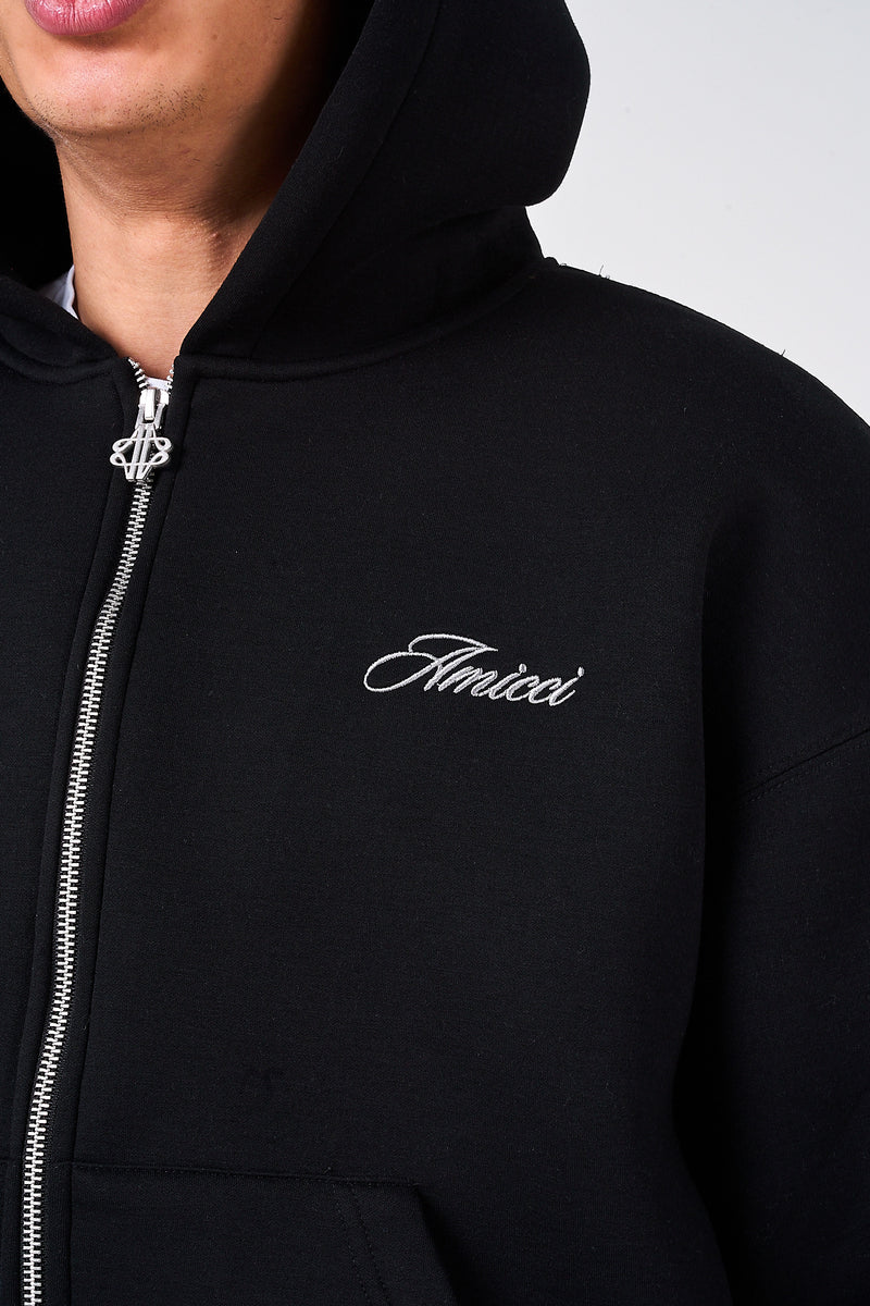 Atelier Black Scuba Hoodie