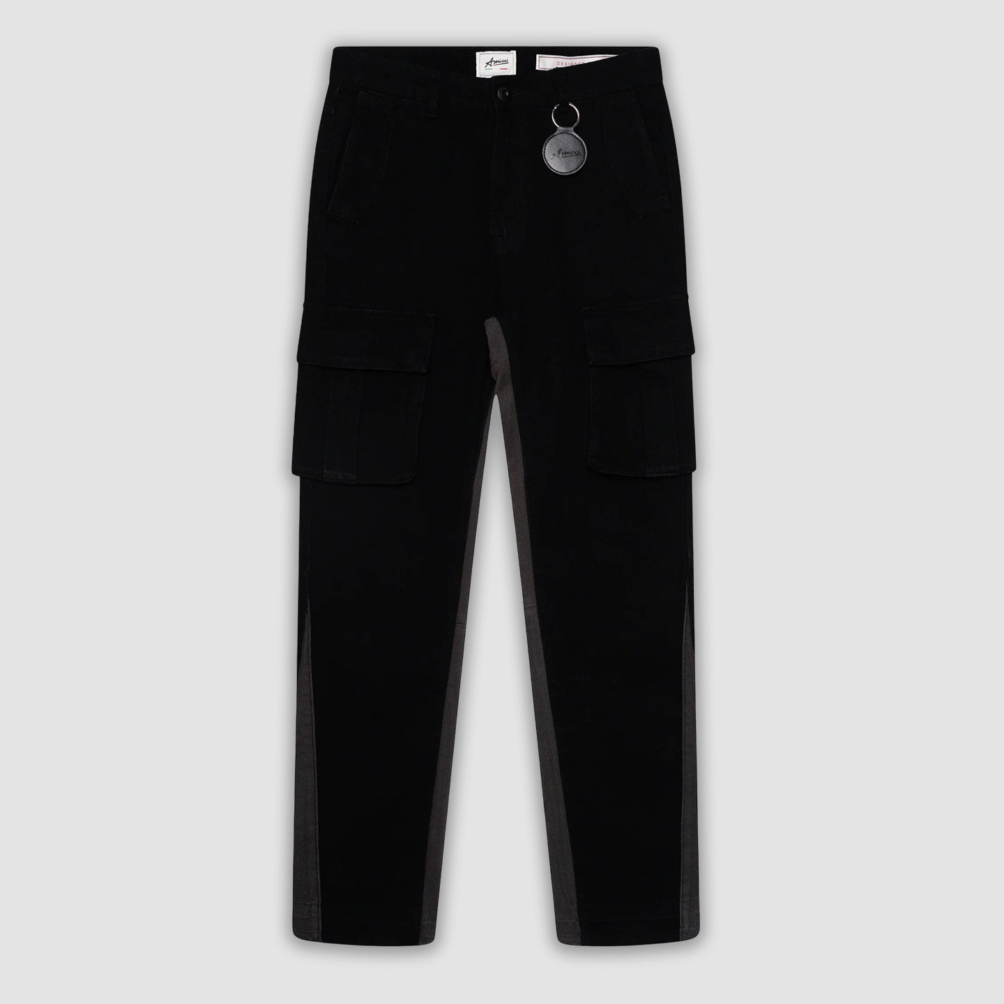 Renzo Flare Cargo Broek Zwart