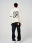 Nantes wit gebreid T-shirt met lange mouwen