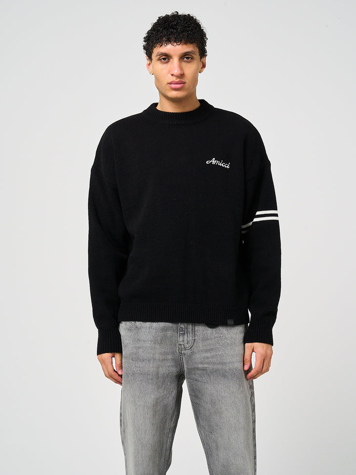 Nantes T-shirt met lange mouwen, zwart