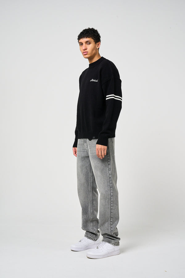 Nantes T-shirt met lange mouwen, zwart