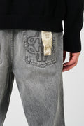 Lennox Grijze Rechte Jeans