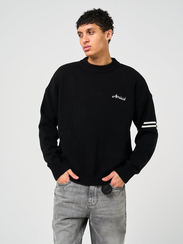 Nantes T-shirt met lange mouwen, zwart