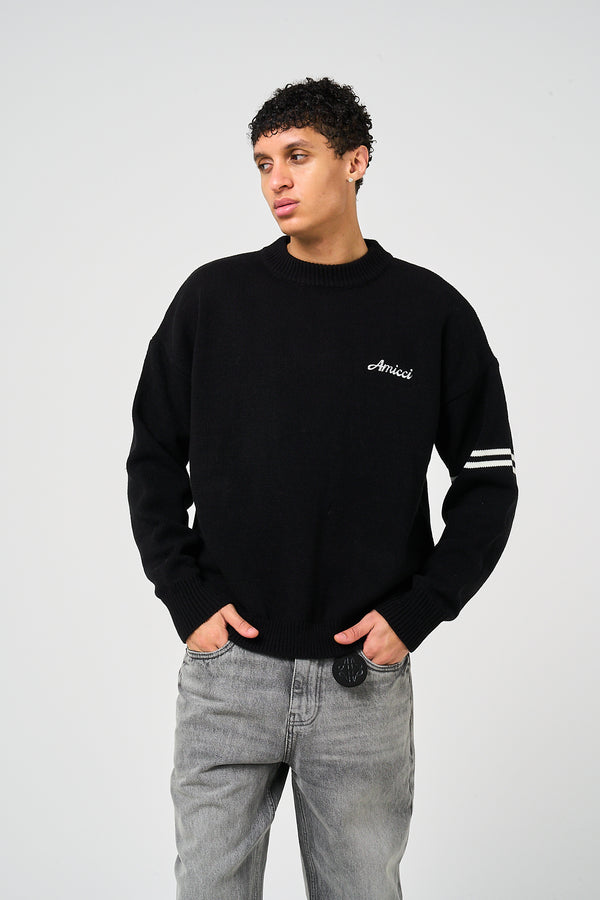 Nantes T-shirt met lange mouwen, zwart
