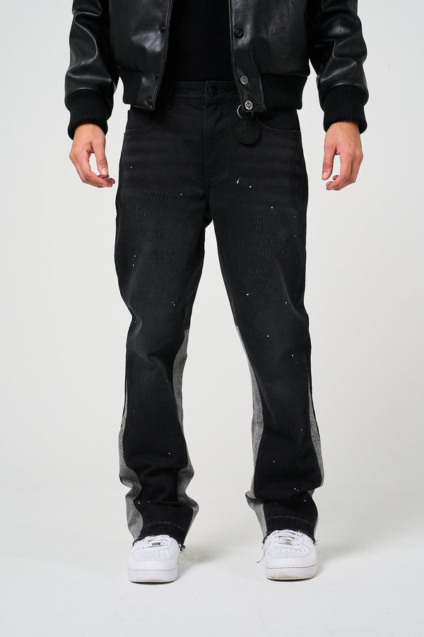 Maranello zwarte flared denim