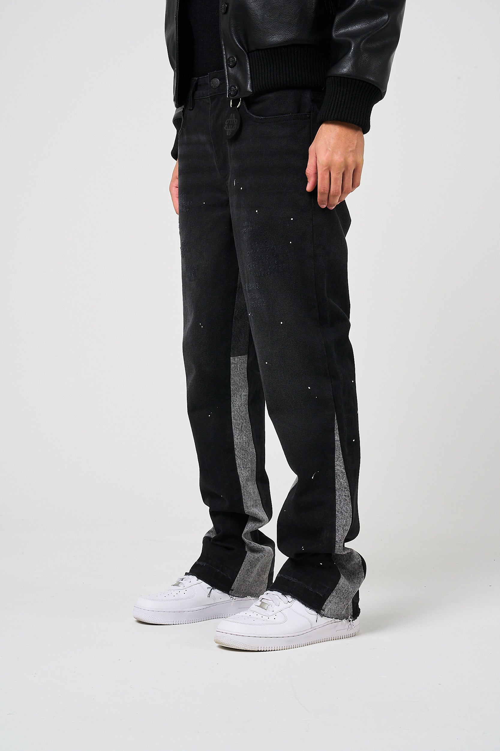 Maranello zwarte flared denim