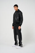 Fulton Leather Varsity Jacket