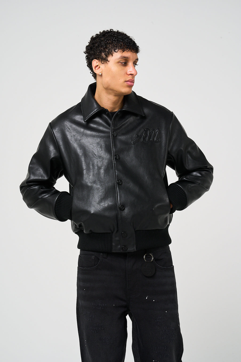 Fulton Leather Varsity Jacket