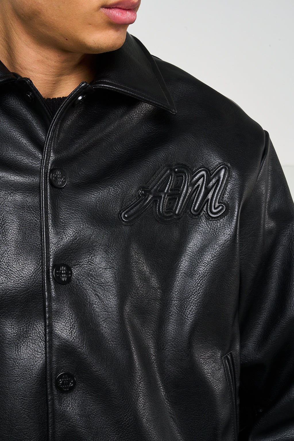 Fulton Leather Varsity Jacket