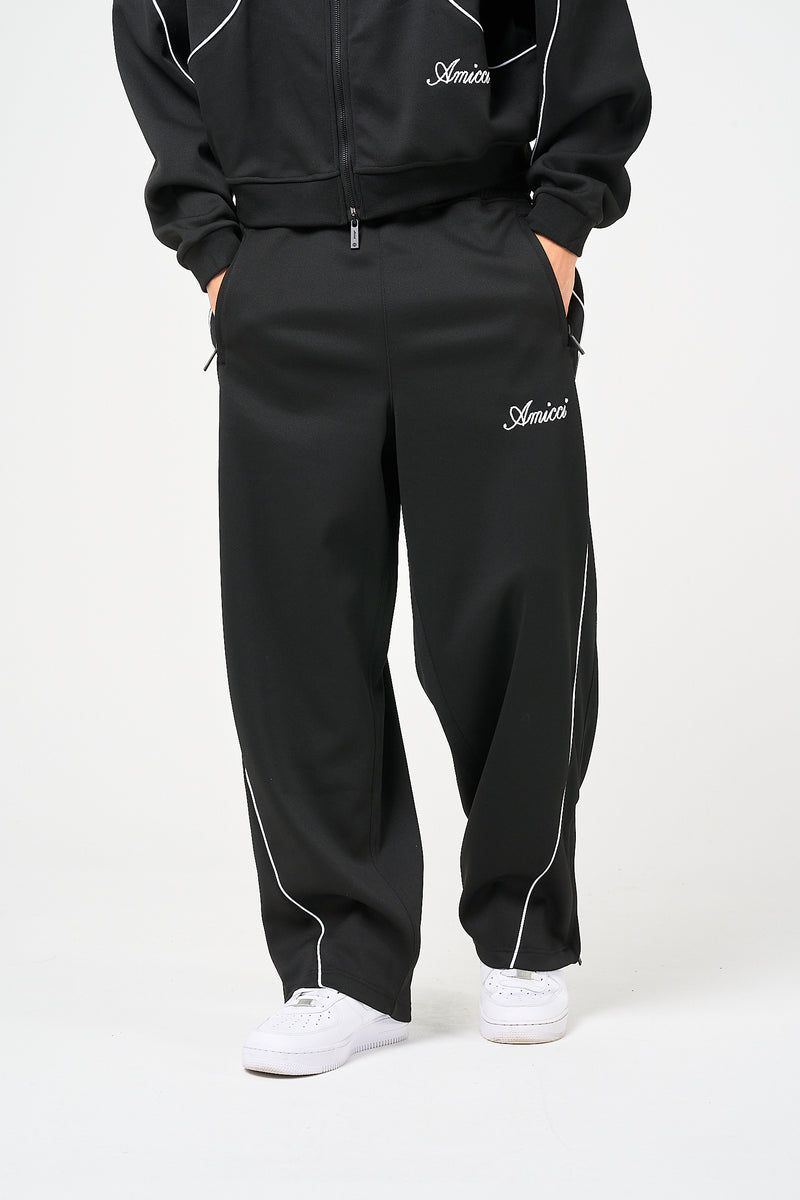 Bleecker Black Zip Through Bottoms