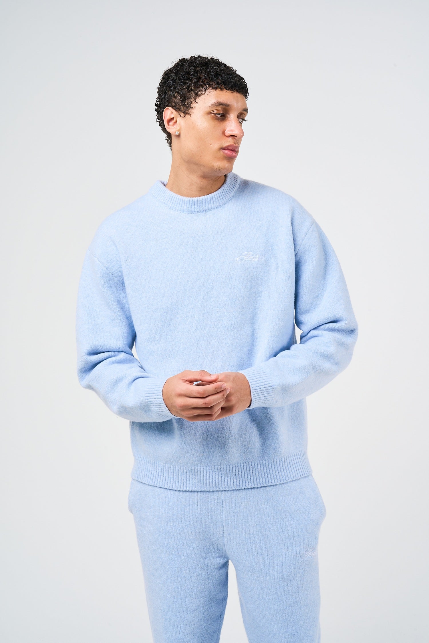 Dexter Blue Knitted Sweatshirt