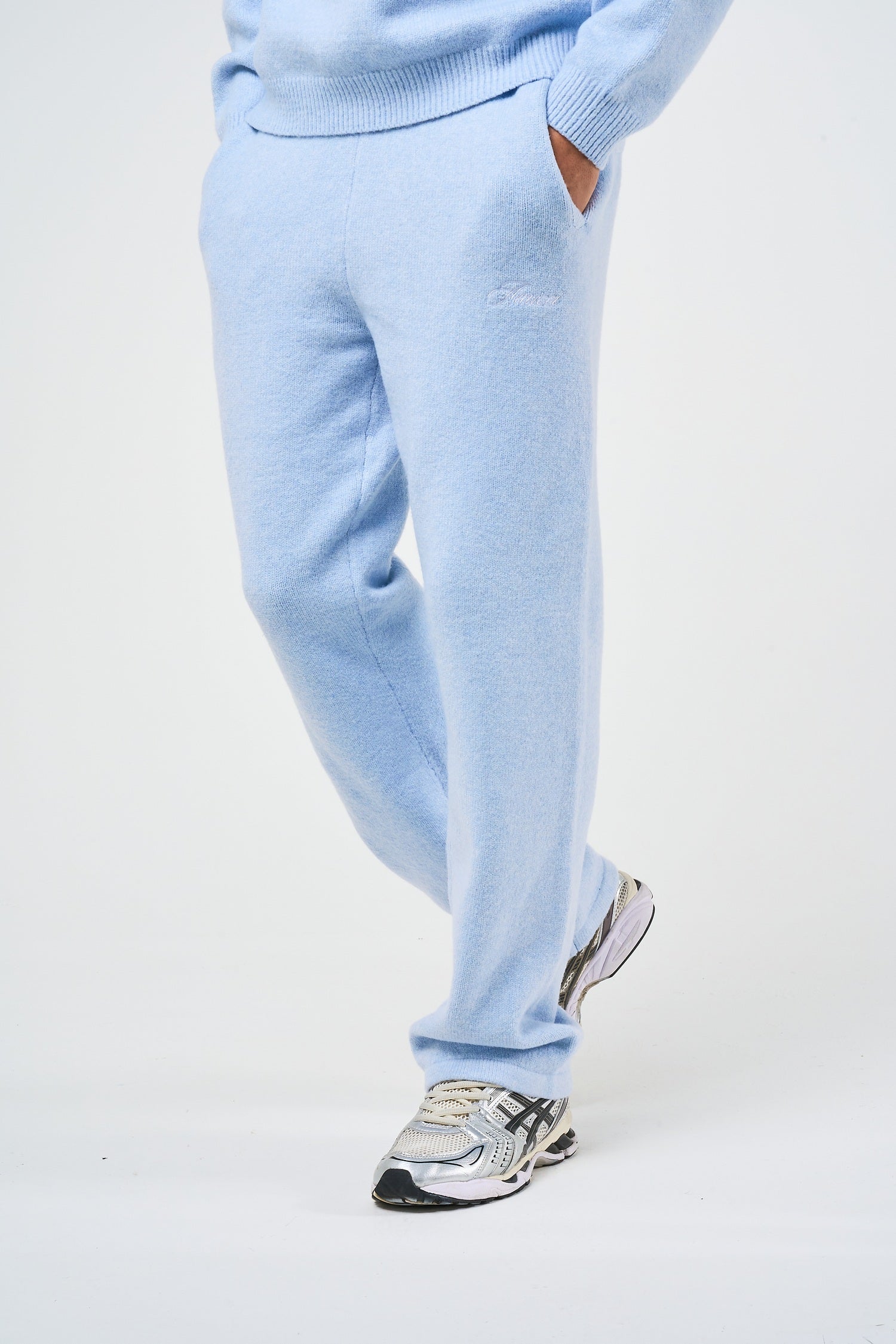 Dexter Blue Knitted Joggers