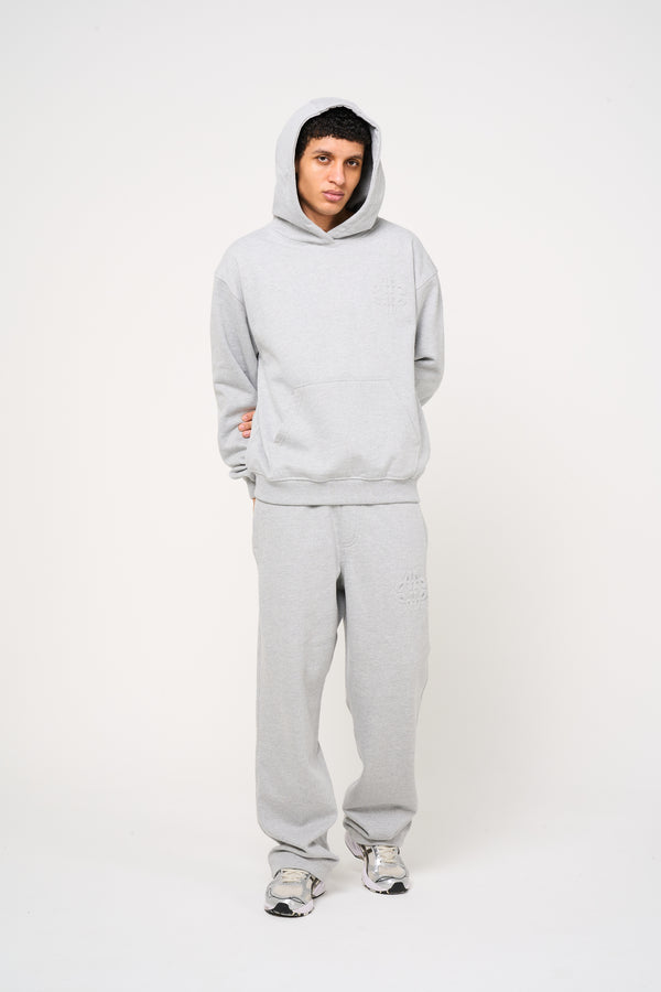 Reyes Emblem Logo Hoodie Grey