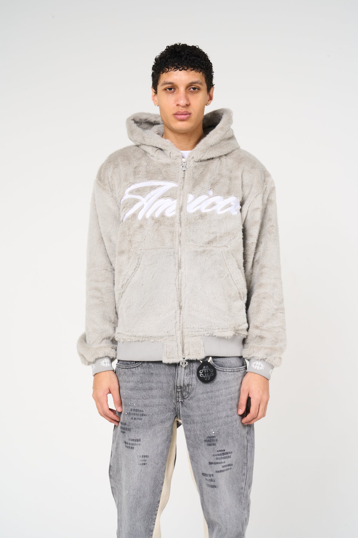 Oakley Grijze Bont Hoodie