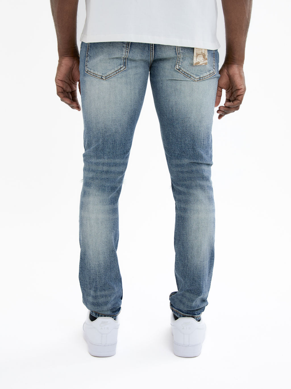 Arlow Blauwe Bandana Skinny Jeans