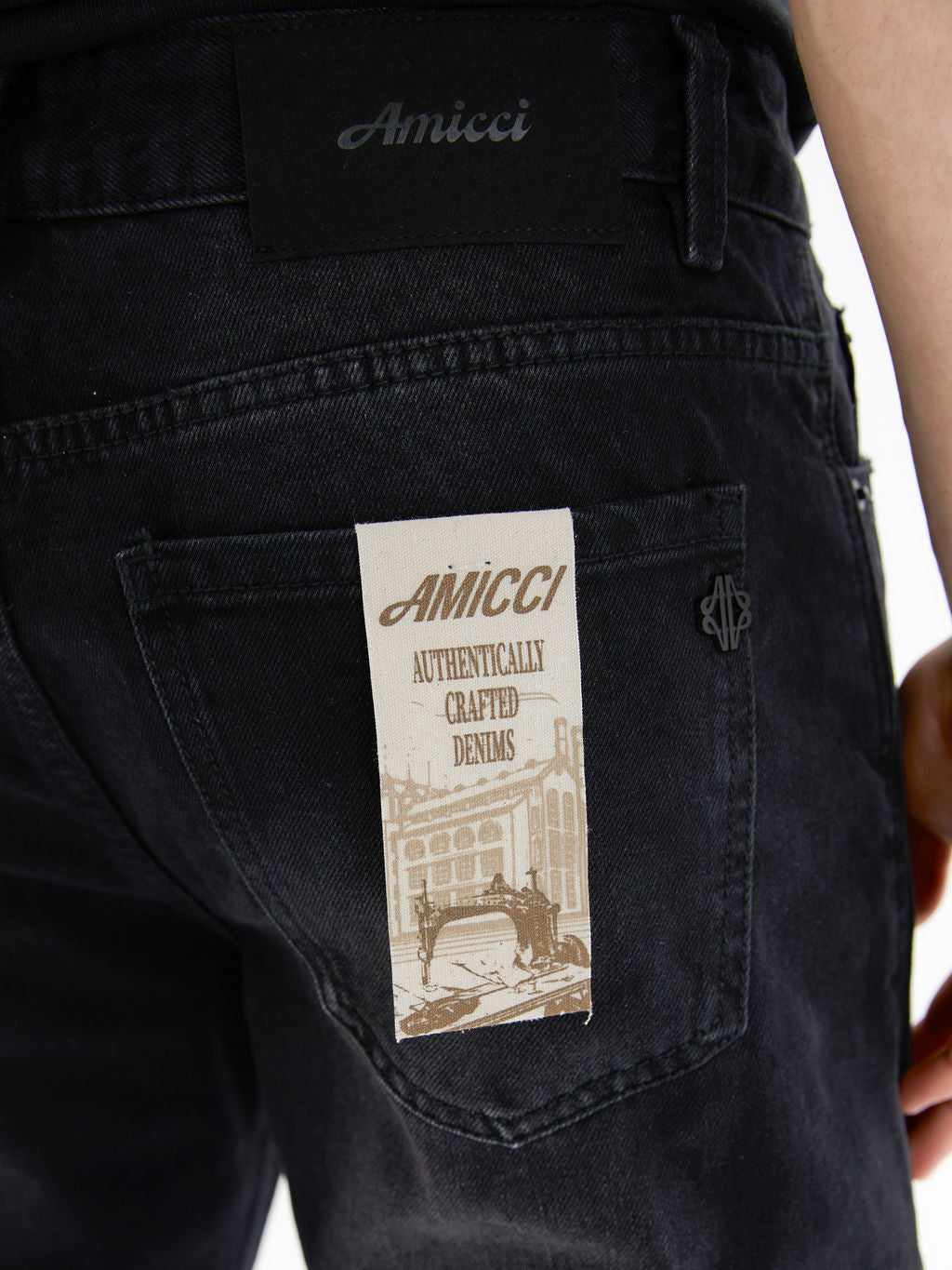 Lorient Gecombineerde Flare Jeans Zwart