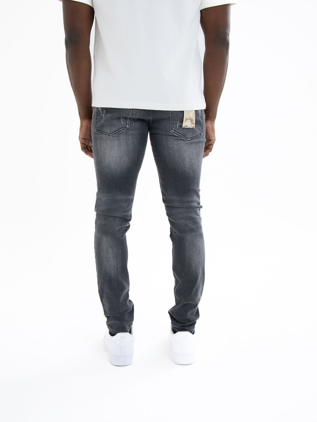 Diego Grijze Skinny Jeans