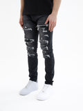 Diego Washed Black Skinny Jeans