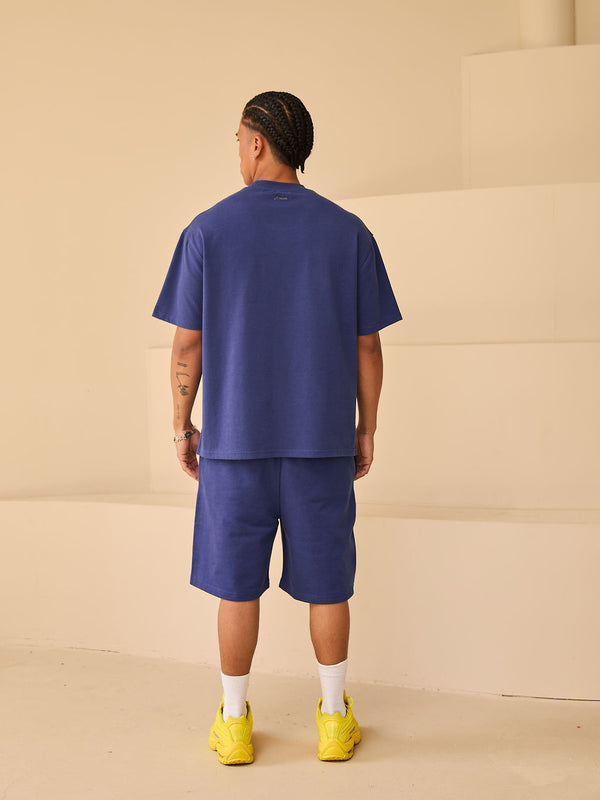 Instituut T-shirt Marineblauw