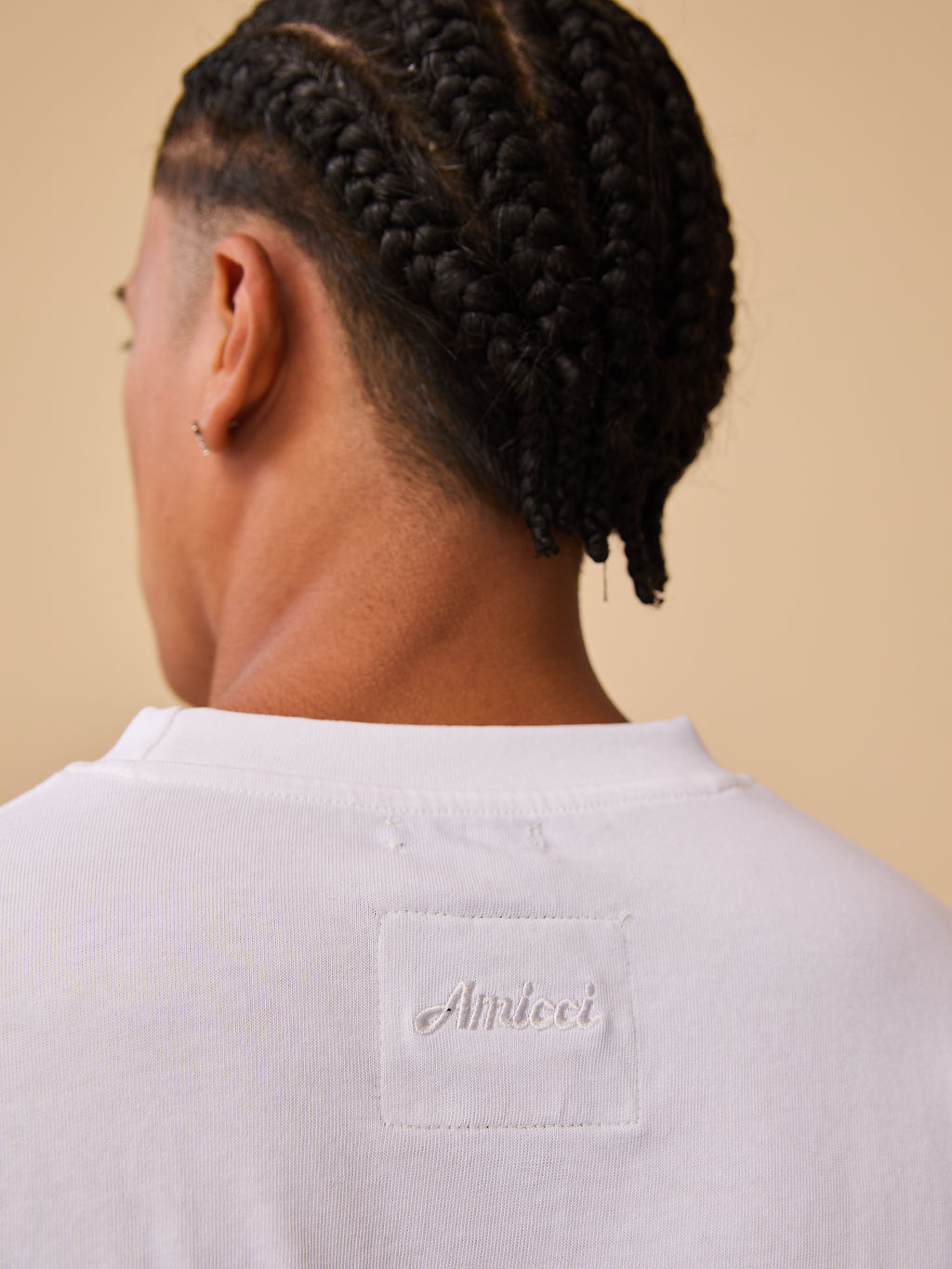 Direction White Graphic T Shirt