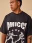Direction Black Graphic T Shirt