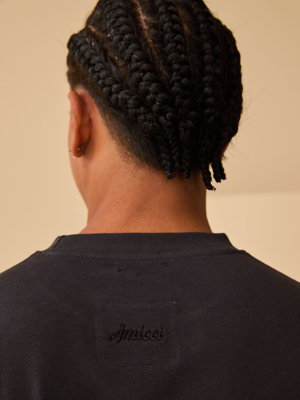 Direction Black Graphic T Shirt