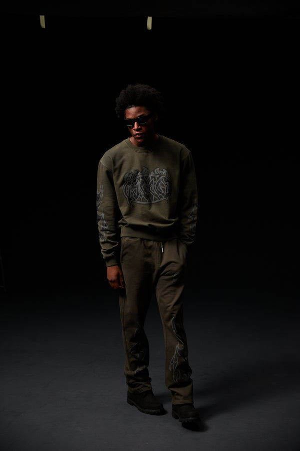 Honova Graphic Pant Green