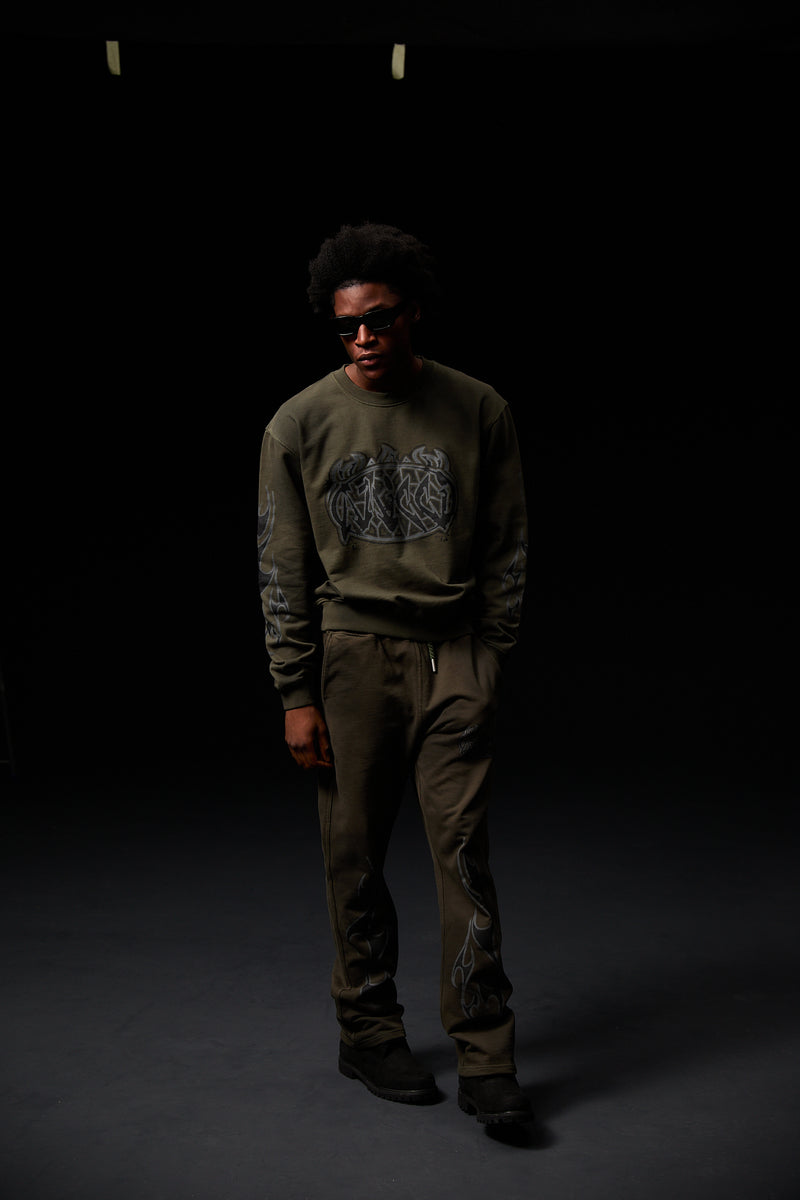 Honova Graphic Pant Green