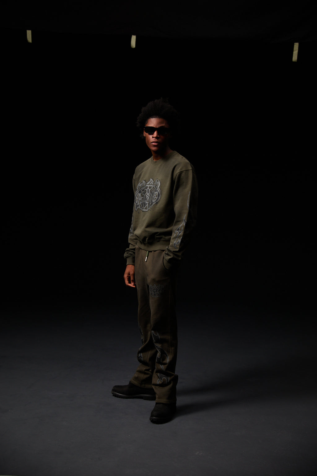Honova Graphic Broek Groen