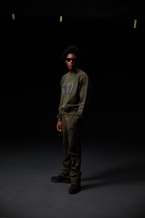 Honova Graphic Pant Green