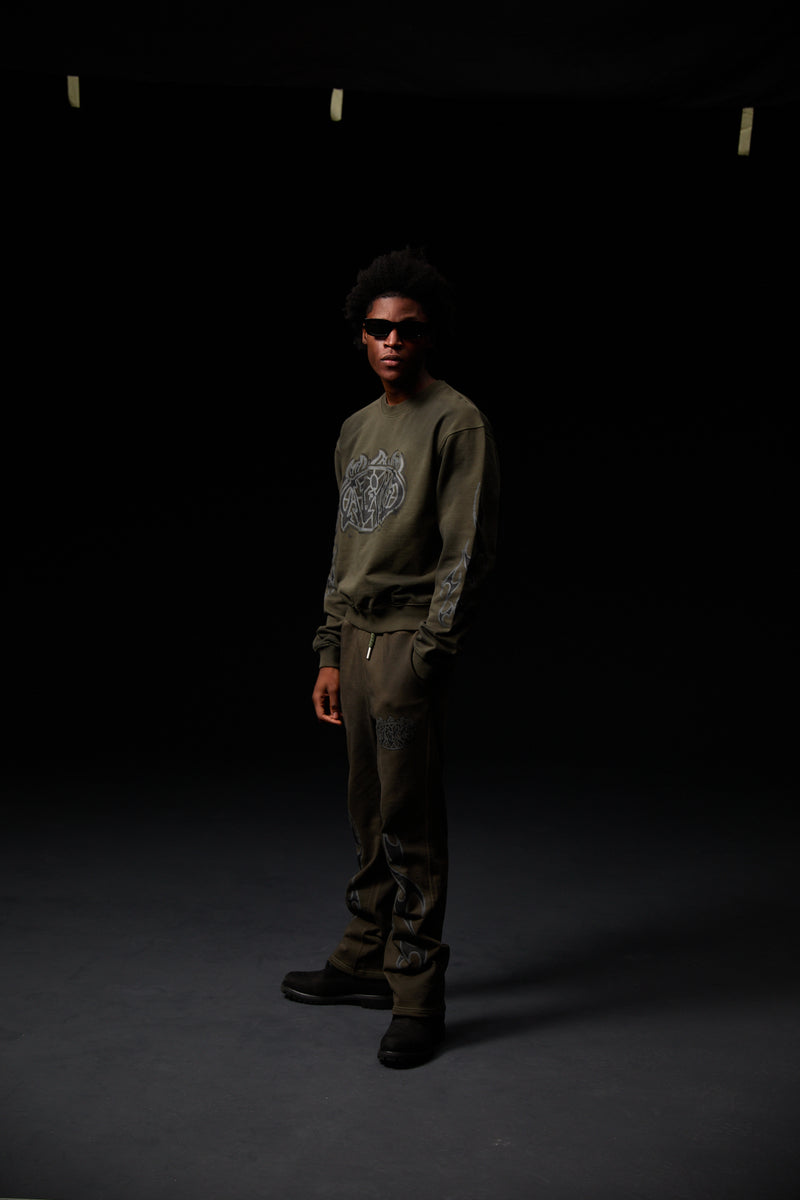 Honova Graphic Pant Green