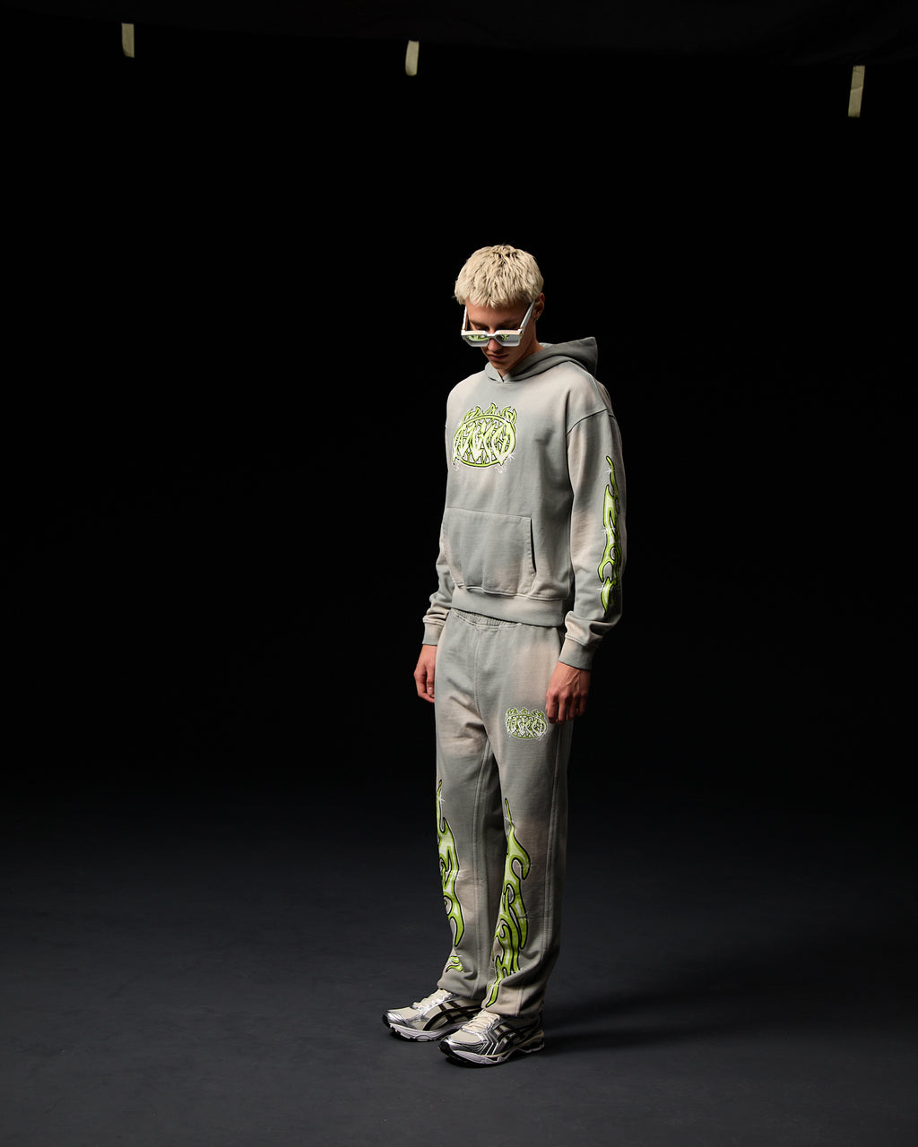 Paola Graphic Jogger Grey