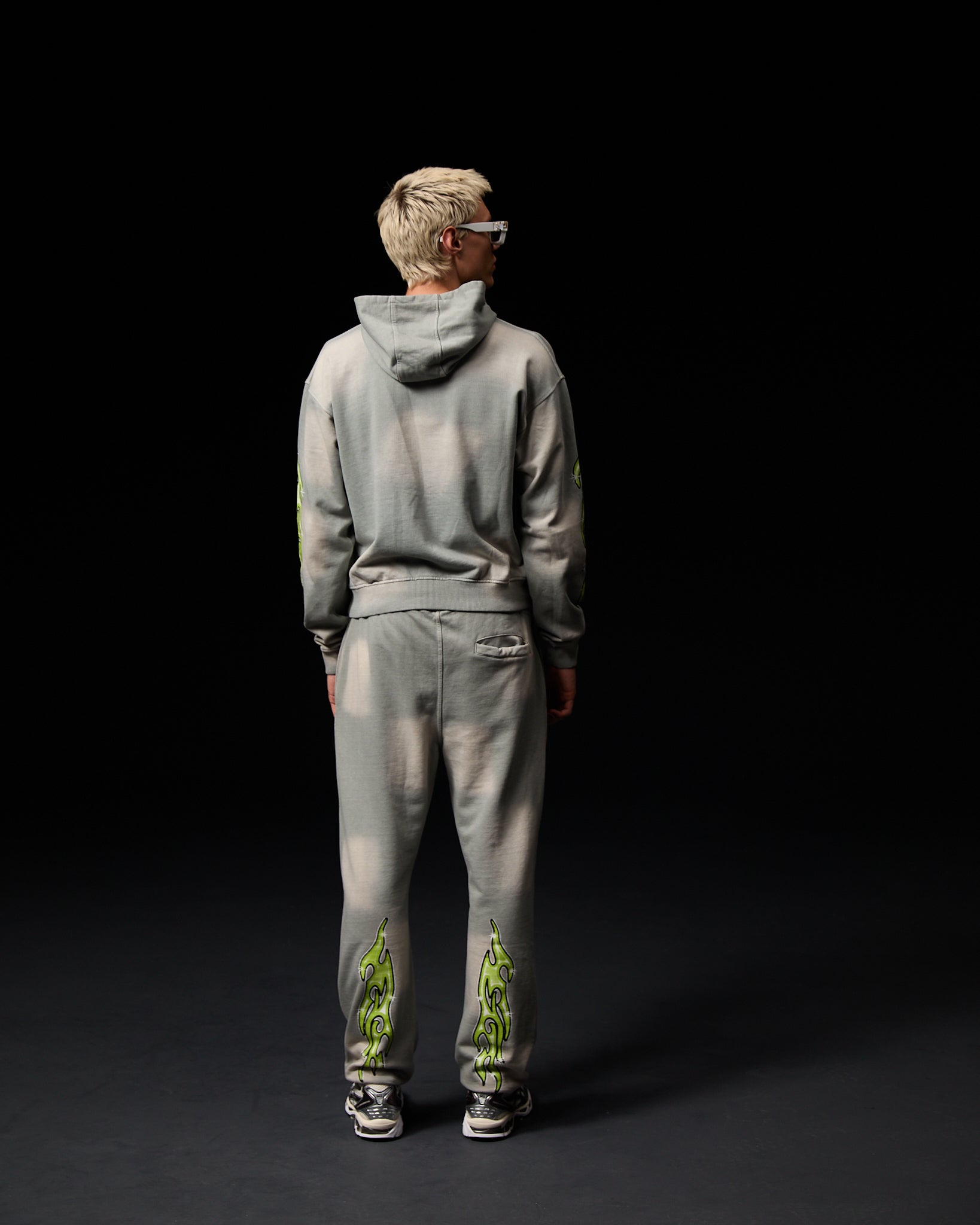 Paola Graphic Jogger Grey