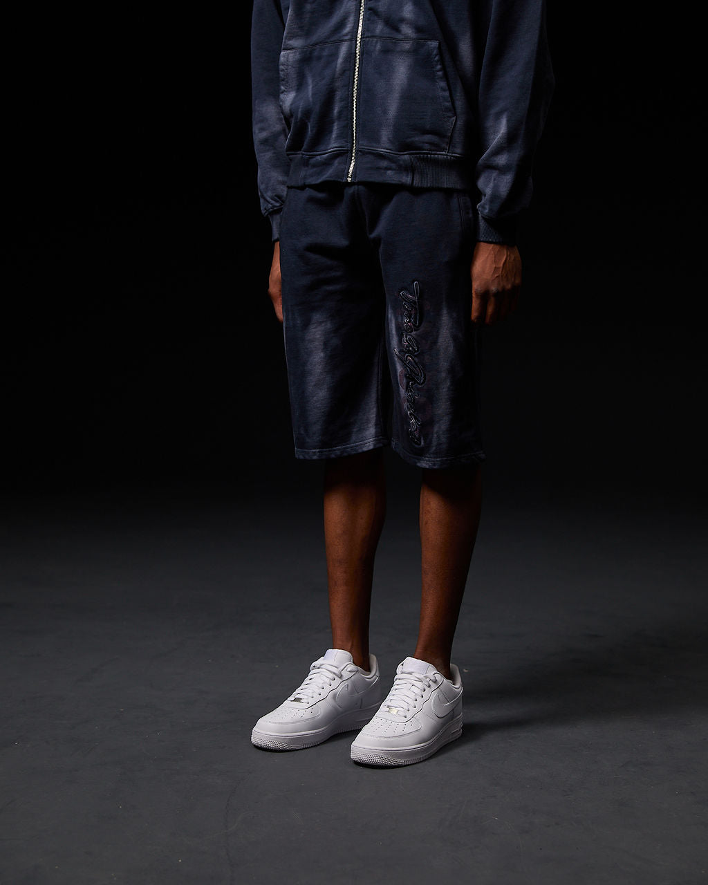 Enzo Marineblauwe Shorts