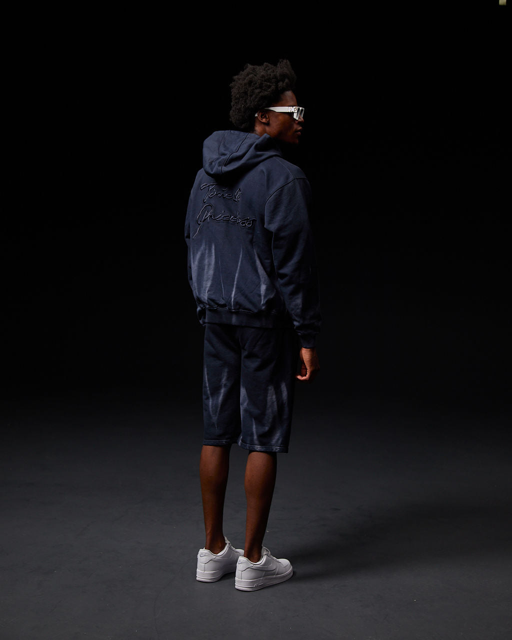 Enzo Marineblauwe Shorts