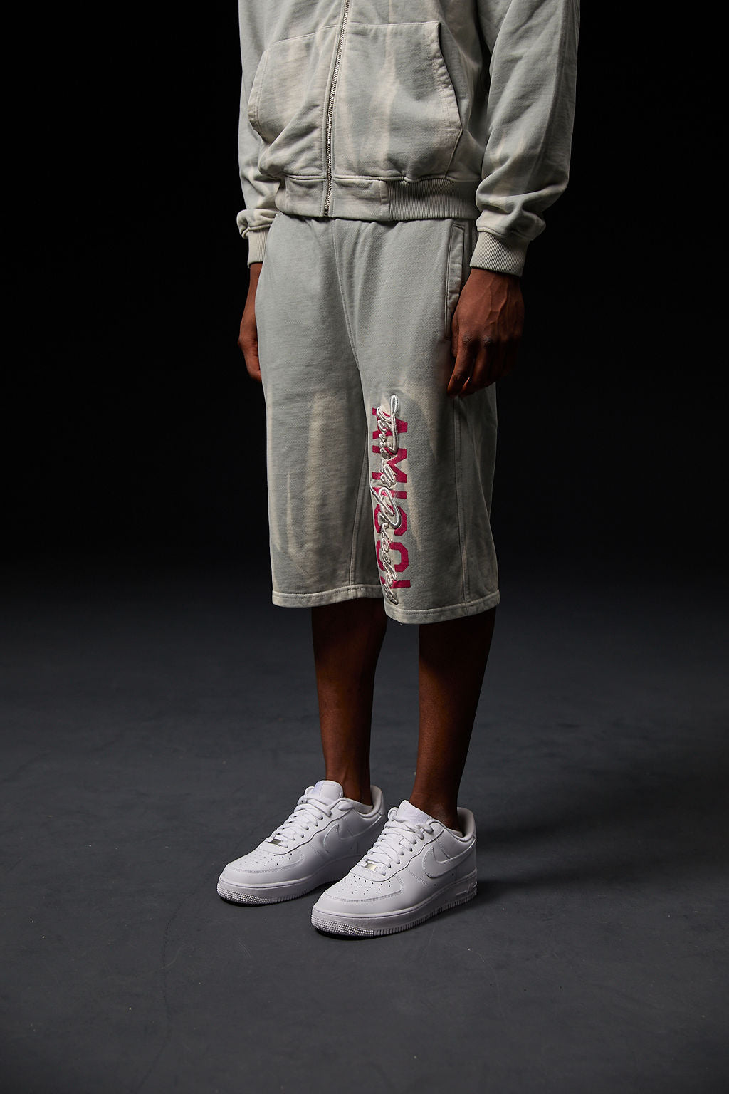 Enzo Grijze Korte Broeken