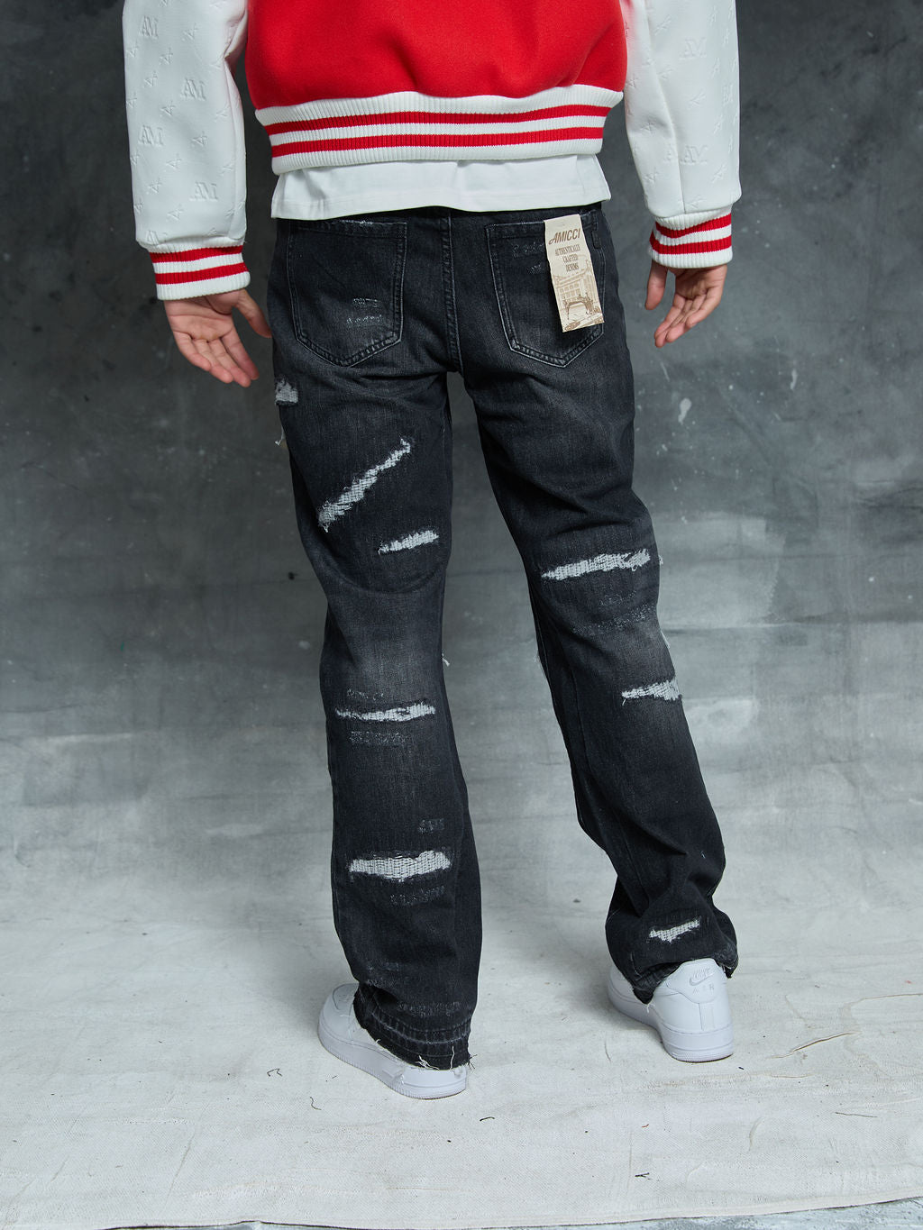 Trivoni Zwarte Flare Jeans