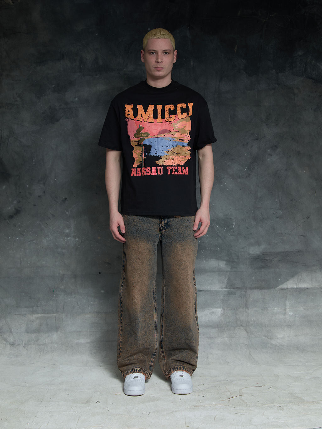 Natale Brown Baggy Jean