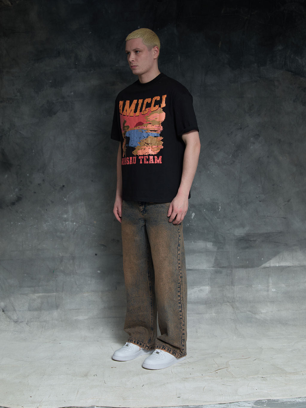 Natale Brown Baggy Jean