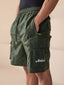 Almeria Patterned Shorts Green