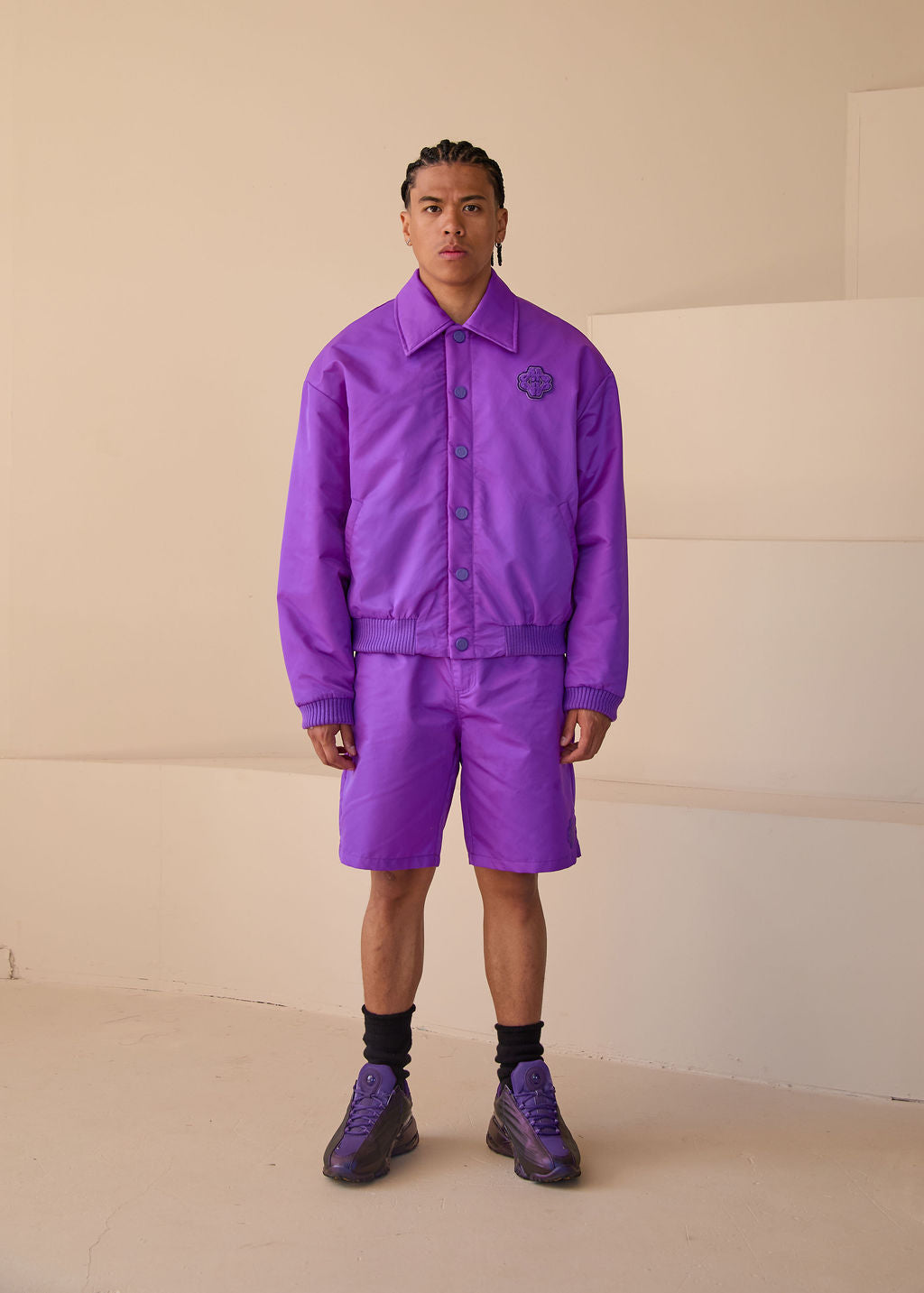 Laredo Bomber Jacket Purple