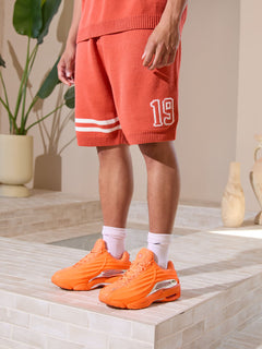Nantes Gebreide Jersey Korte Broek Oranje