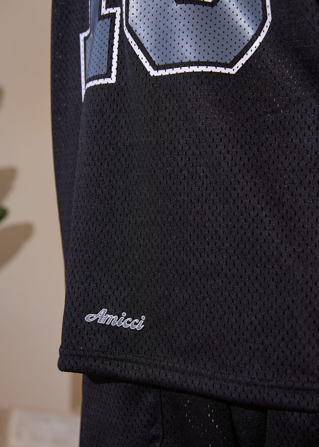 Macizo Mesh Jersey T-Shirt Zwart