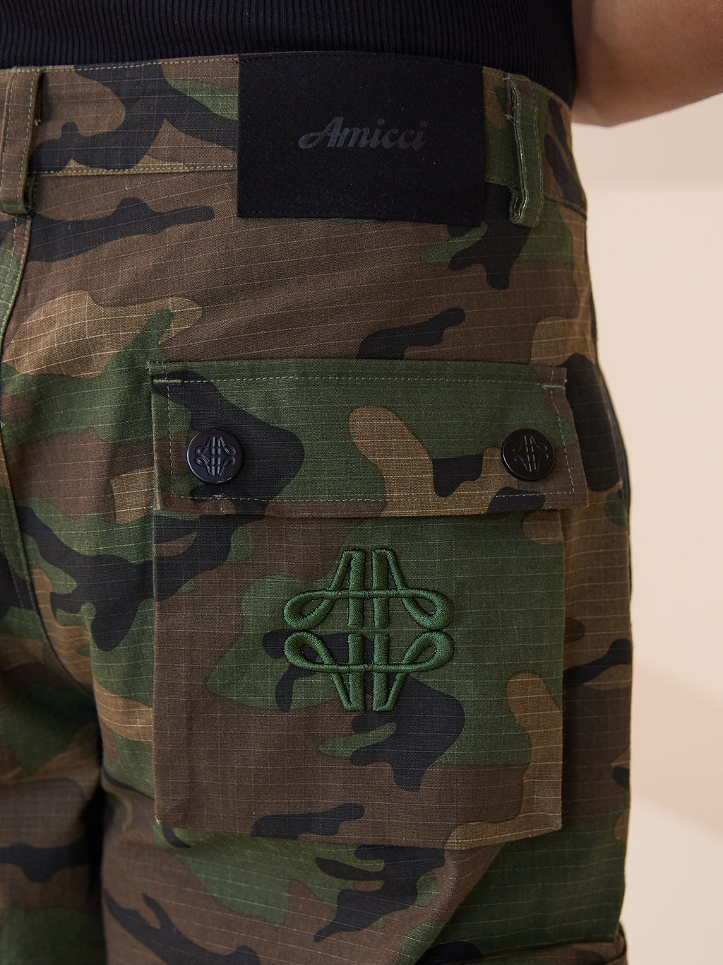 Tabor Groene Cargo Camouflage Broek