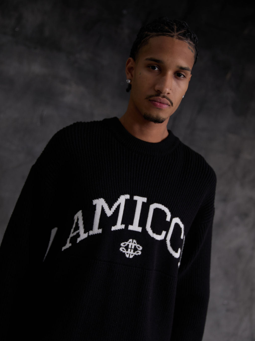 Veletre Ribbed Knitwear Black