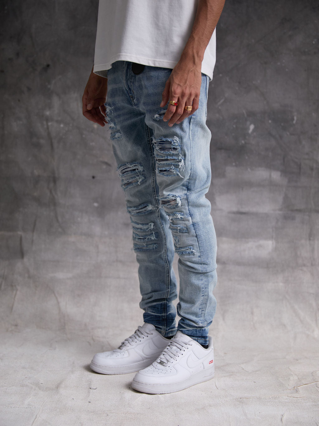 Belvedere Lichtblauwe Jeans