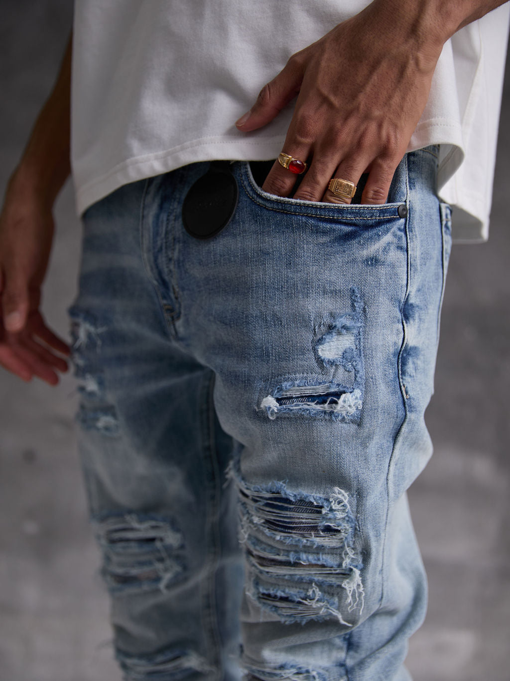 Belvedere Lichtblauwe Jeans