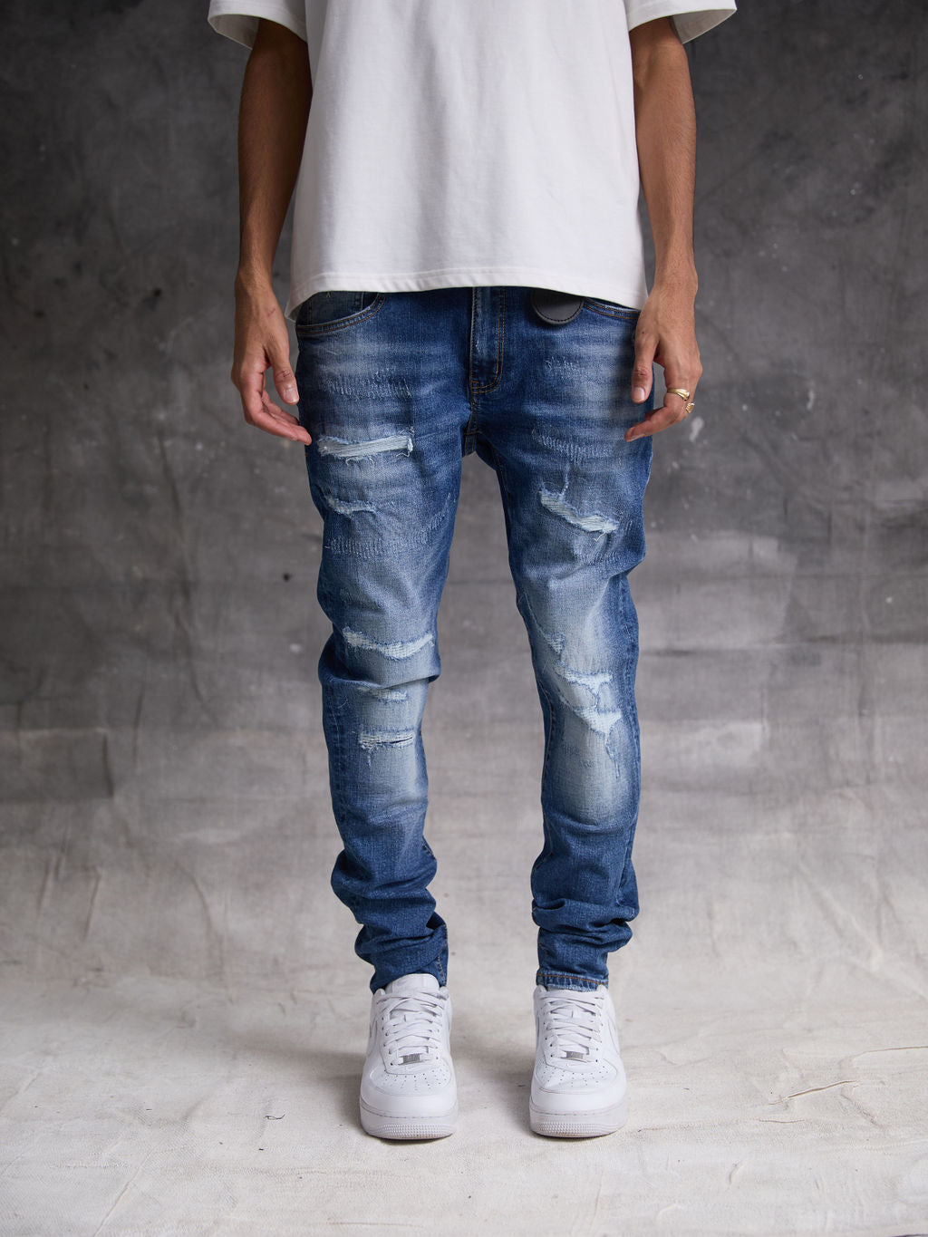 Camillo Middenblauwe Jeans
