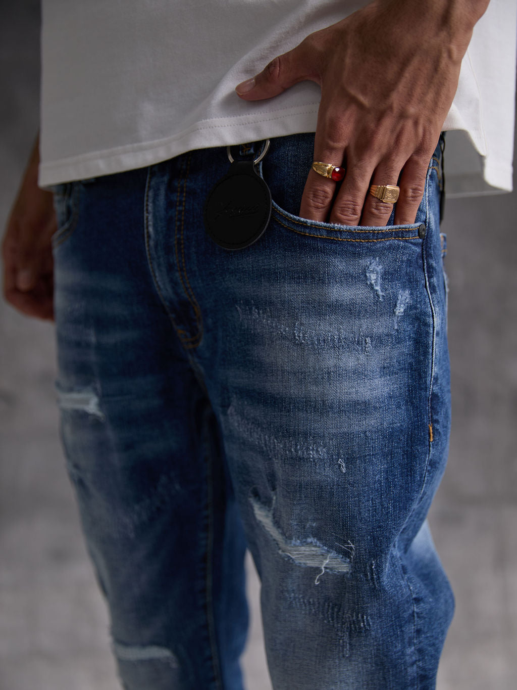 Camillo Middenblauwe Jeans